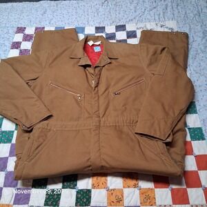 Vintage Insulated Maverick Blue Bell Canvas Coveralls Size Medium 38x40